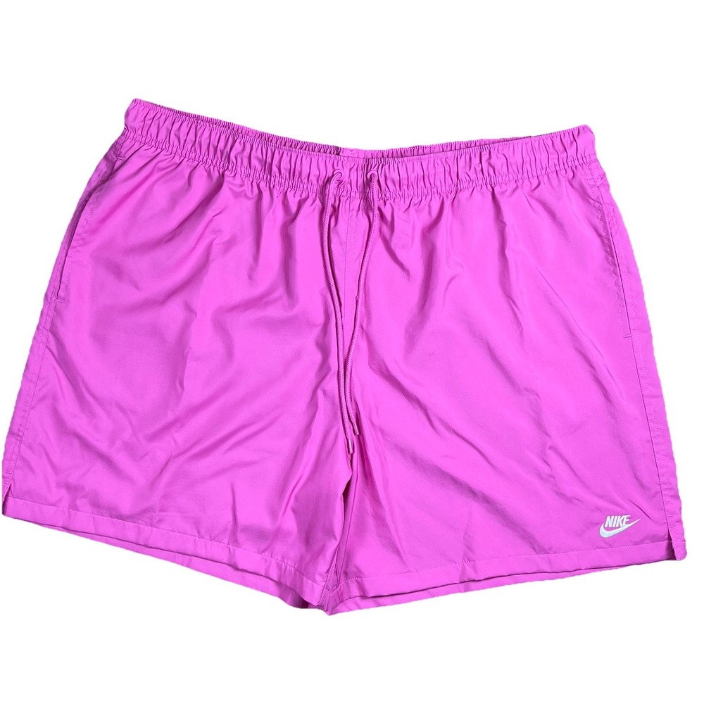 Nike Shorts Swim Trunks Pink‎ Lined Pockets Spring Break Beach XXL